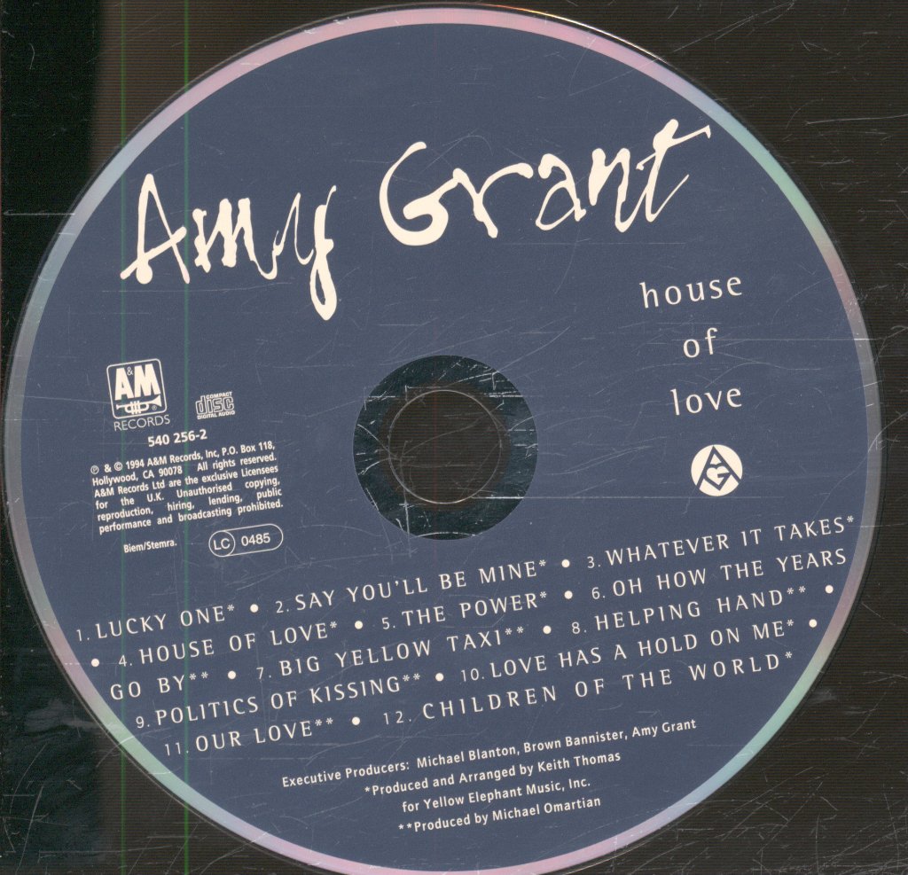 Amy Grant - House Of Love - Cd