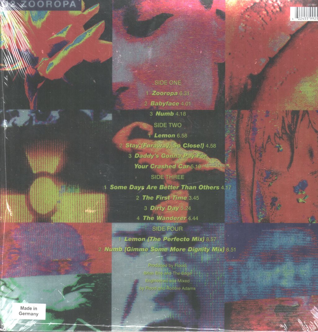 U2 - Zooropa - Double Lp
