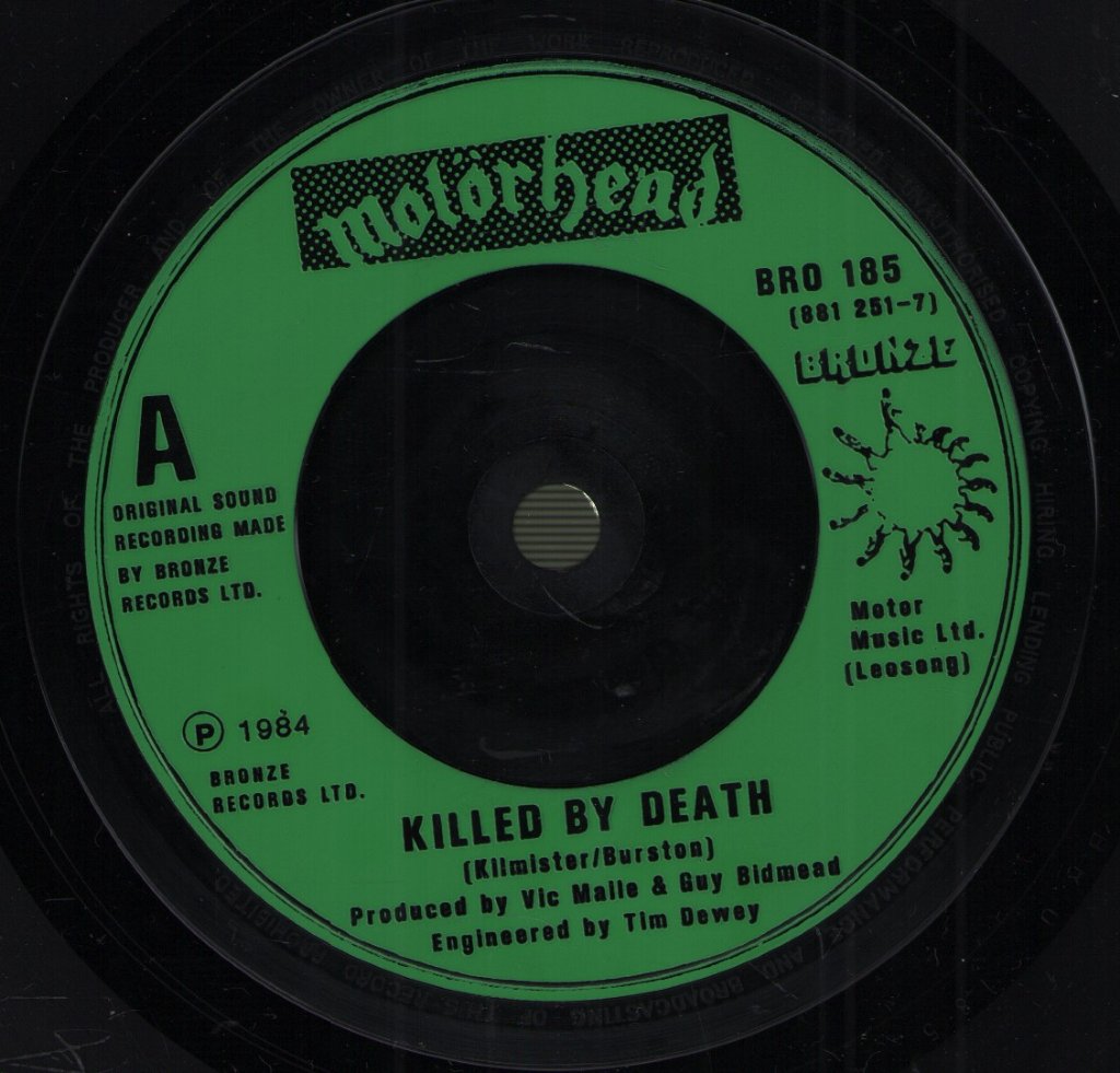Motorhead - Killed By Death - 7 Inch