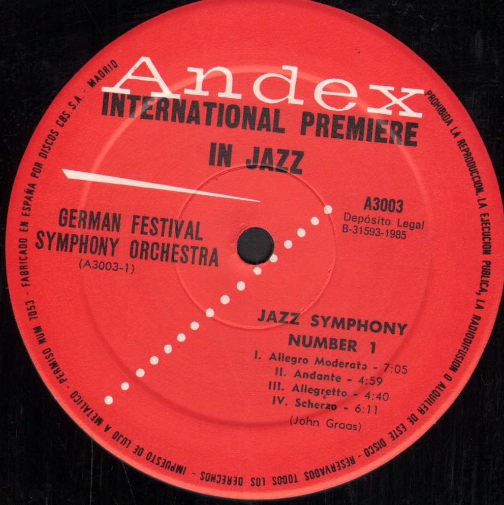 John Graas - International Premiere In Jazz - Lp