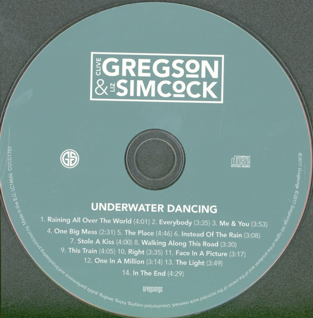 Clive Gregson And Liz Simcock - Underwater Dancing - Cd