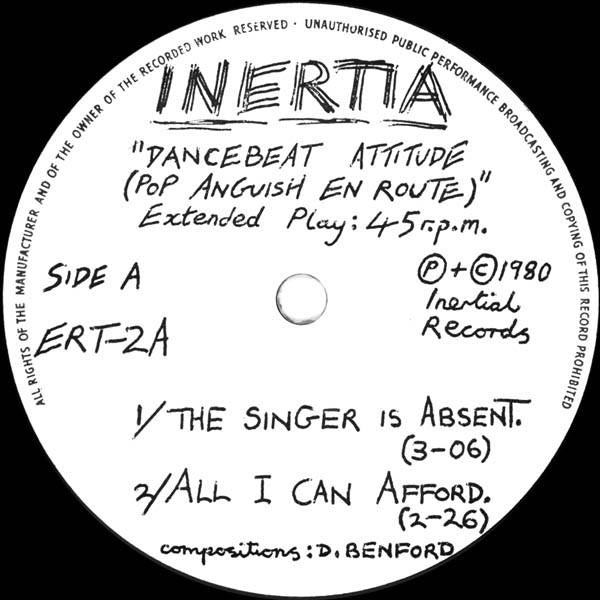 Inertia - Dancebeat Attitude (Pop Anguish En Route) - 7 Inch