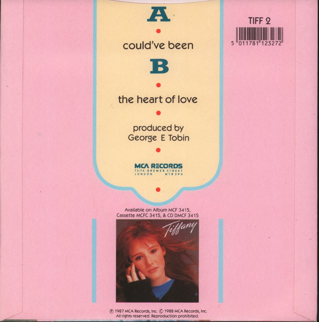 Tiffany (80'S Artist) - Could've Been - 7 Inch