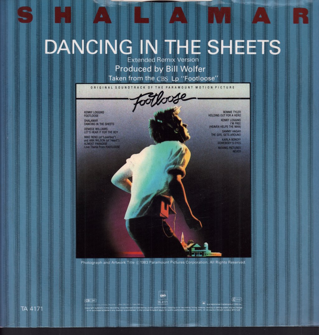 Shalamar - Dancing In The Sheets - 12 Inch