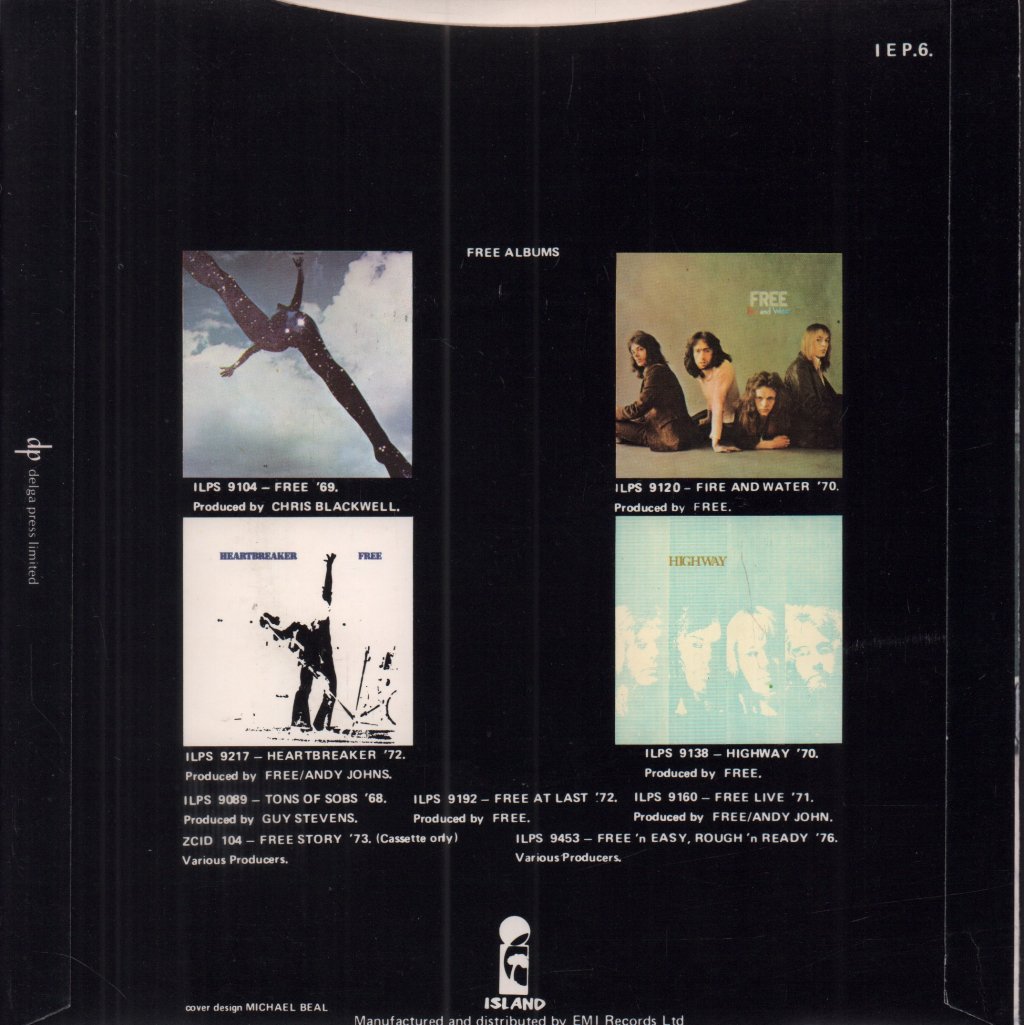 Free (Blues/Rock Group) - All Right Now - 7 Inch