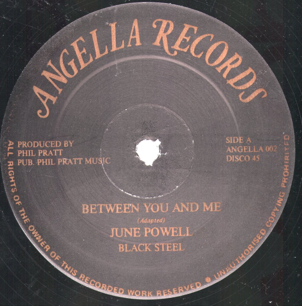 June Powell / Black Steel - Between You And Me - 12 Inch