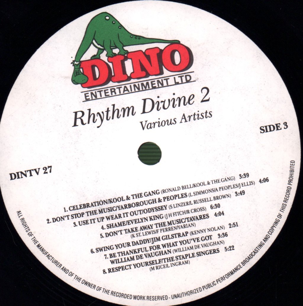 Various Artists - Rhythm Divine 2 - Double Lp