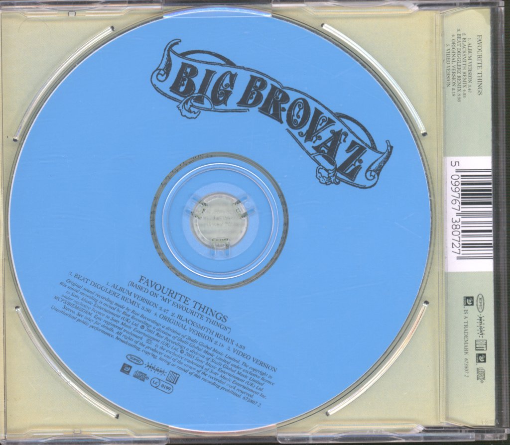 Big Brovaz - Favourite Things - Cd