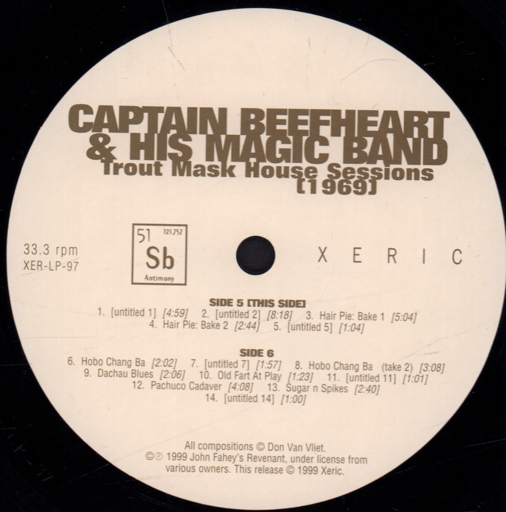 Captain Beefheart And His Magic Band - Grow Fins Vol Ii Trout Mask House Sessions - Double Lp