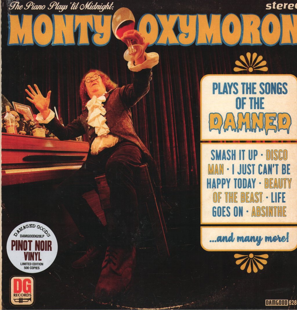 Monty Oxymoron - The Piano Plays 'til Midnight: Monty Oxymoron Plays the Songs of The Damned - Lp