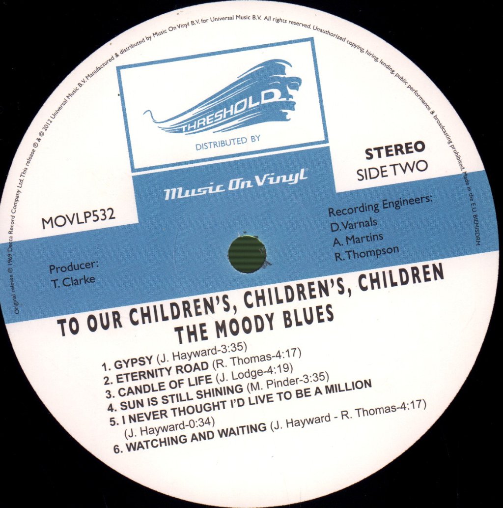 Moody Blues - To Our Children's Children's Children - Lp