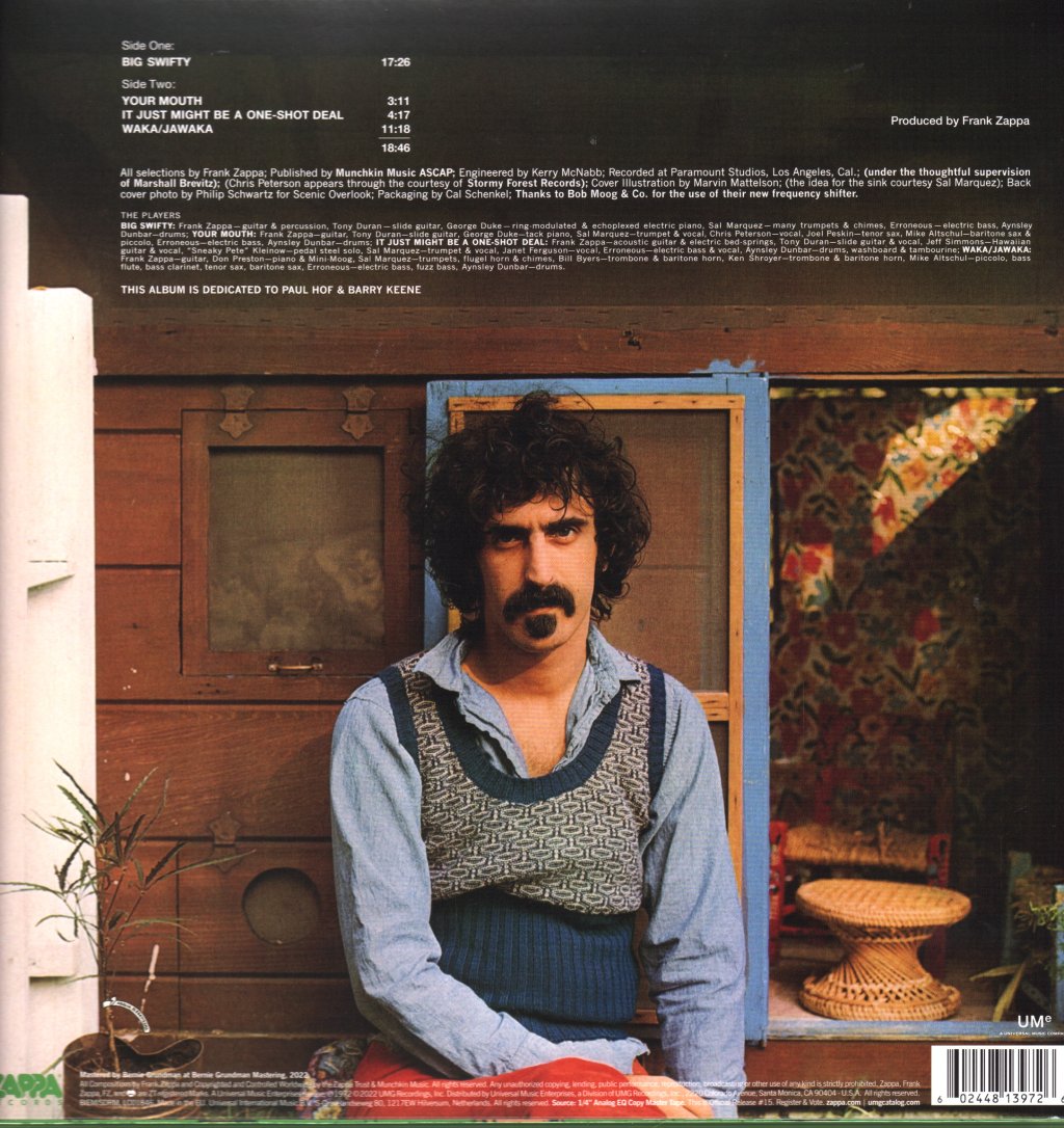 Frank Zappa - Waka/Jawaka - Lp