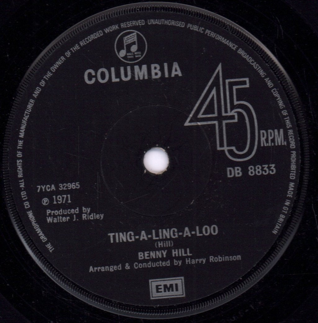 Benny Hill - Ernie - 7 Inch