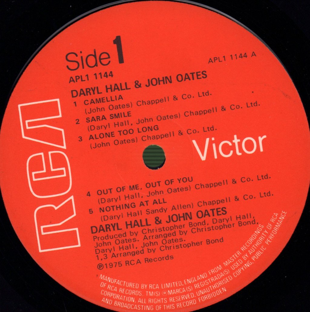 Daryl Hall And John Oates - Daryl Hall & John Oates - Lp