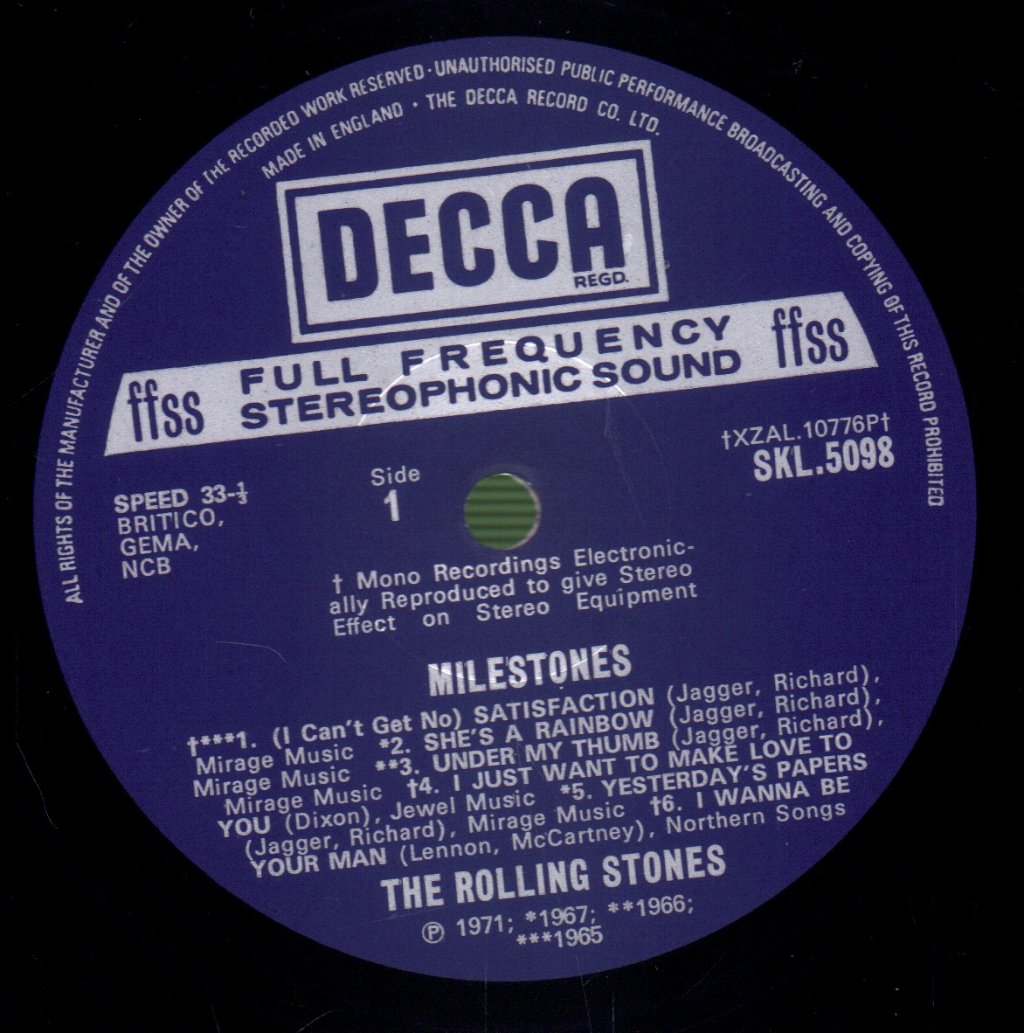 Rolling Stones - Milestones - Lp
