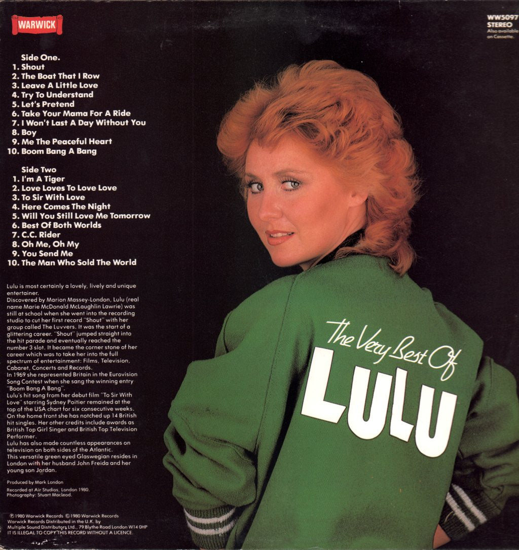 Lulu - Very Best Of - Lp
