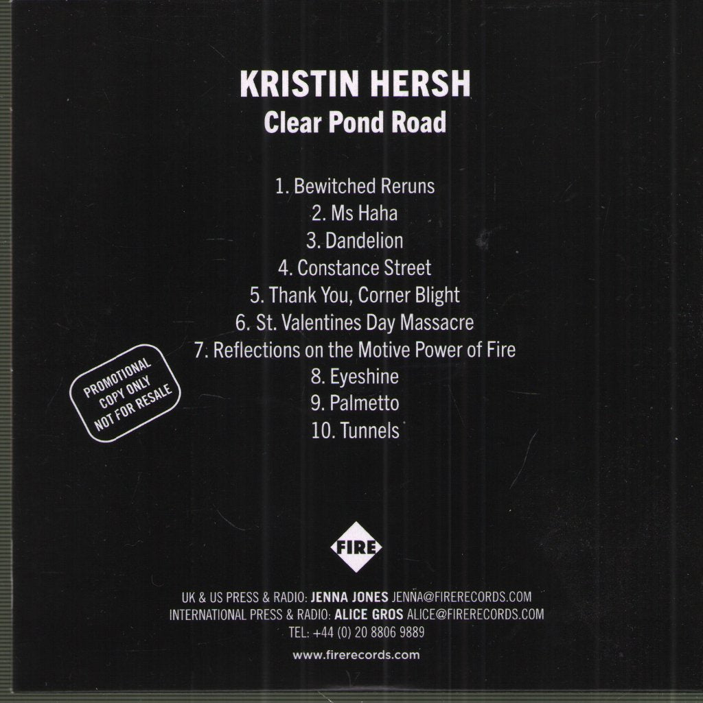 Kristin Hersh - Clear Pond Road - Cd