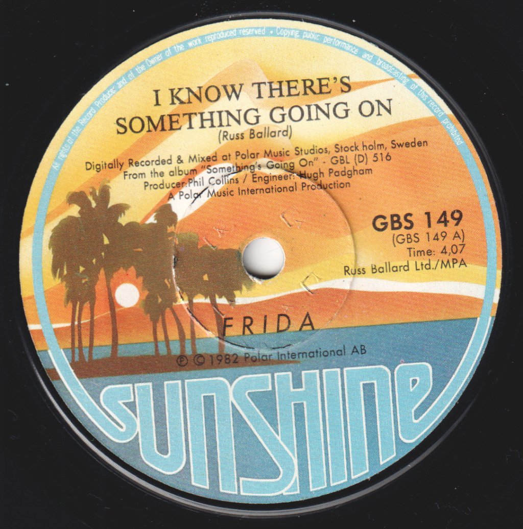 Frida - I Know There's Something Going On - 7 Inch