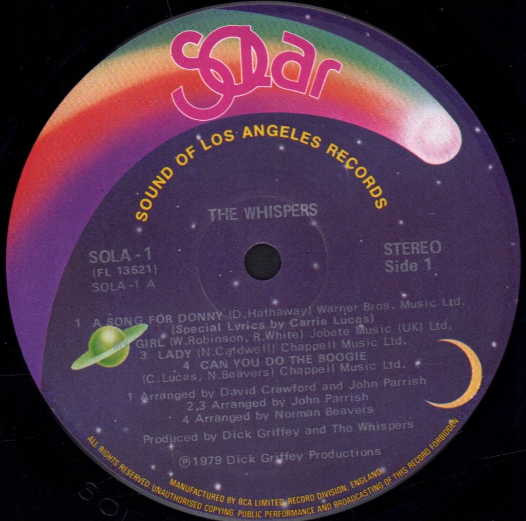 Whispers - Whispers - Lp