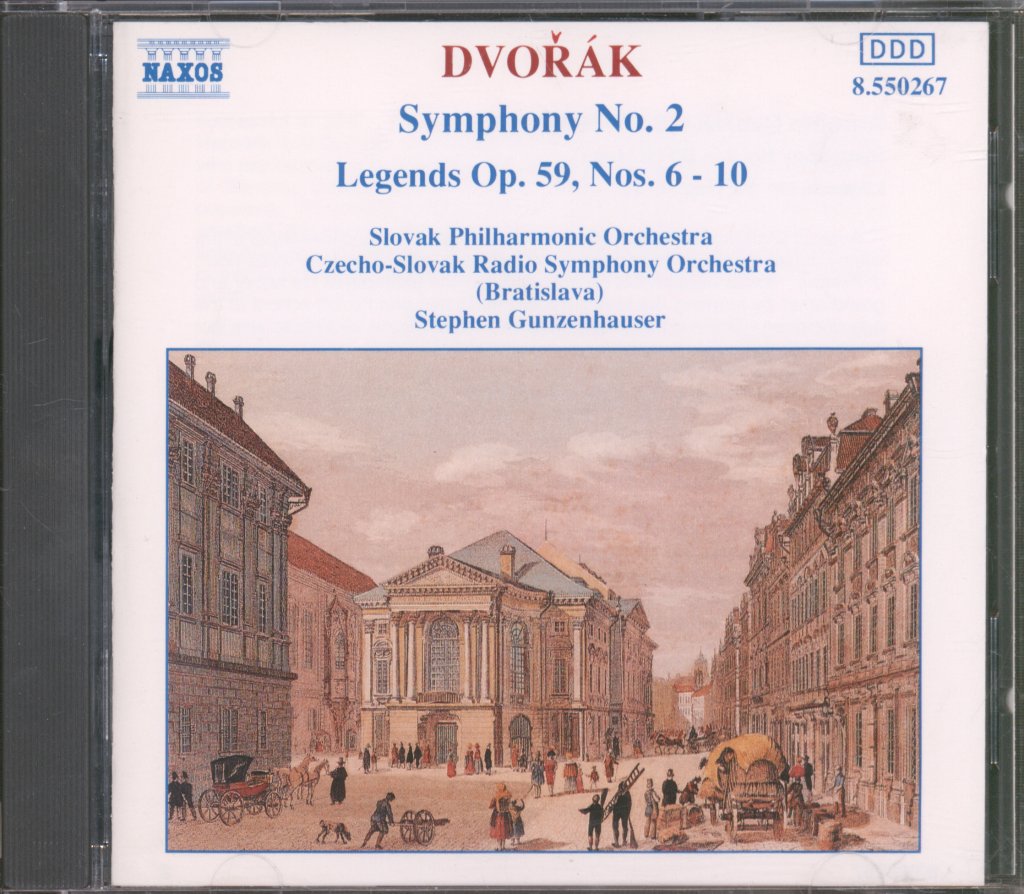 Slovak Philharmonic Orchestra, Stephen Gunzenhauser - Dvorak - Symphony No. 2 / Legends Op. 59, Nos. 6-10 - Cd