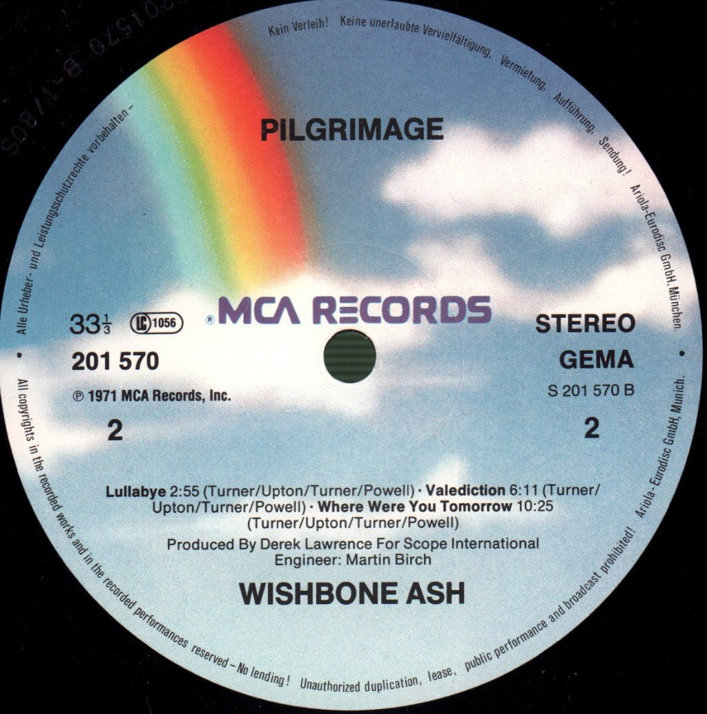 Wishbone Ash - Pilgrimage - Lp