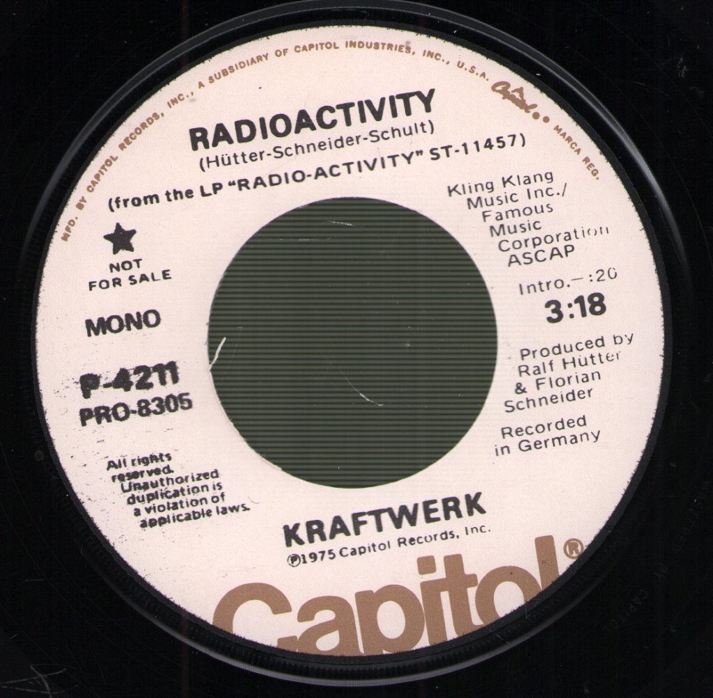 Kraftwerk - Radioactivity - 7 Inch