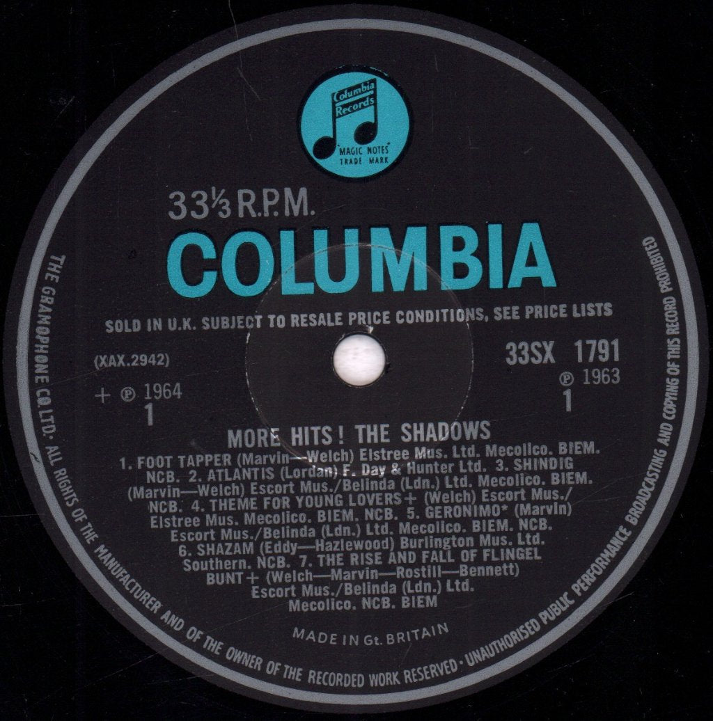 Shadows - More Hits - Lp