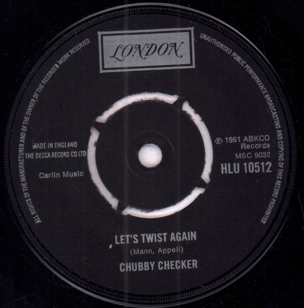Chubby Checker - Let's Twist Again - 7 Inch