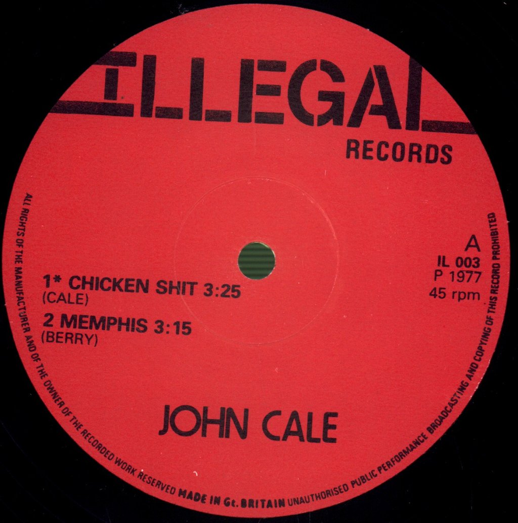 John Cale - Animal Justice - 12 Inch