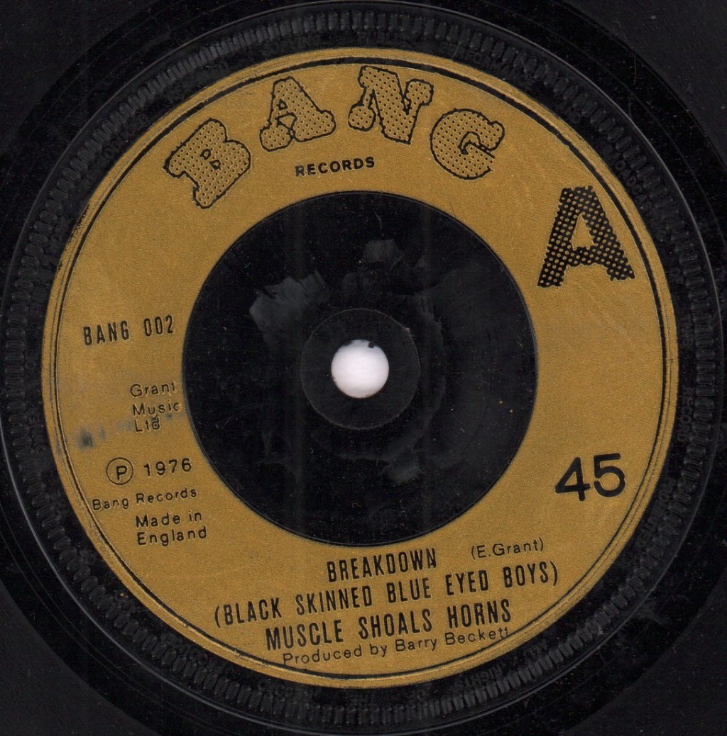 Muscle Shoals Horns - Breakdown - 7 Inch