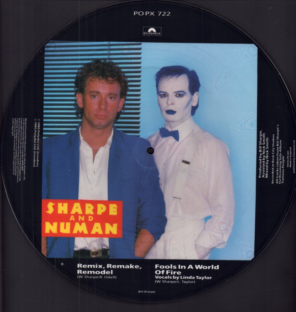 Sharpe And Numan - Change Your Mind - 12 Inch