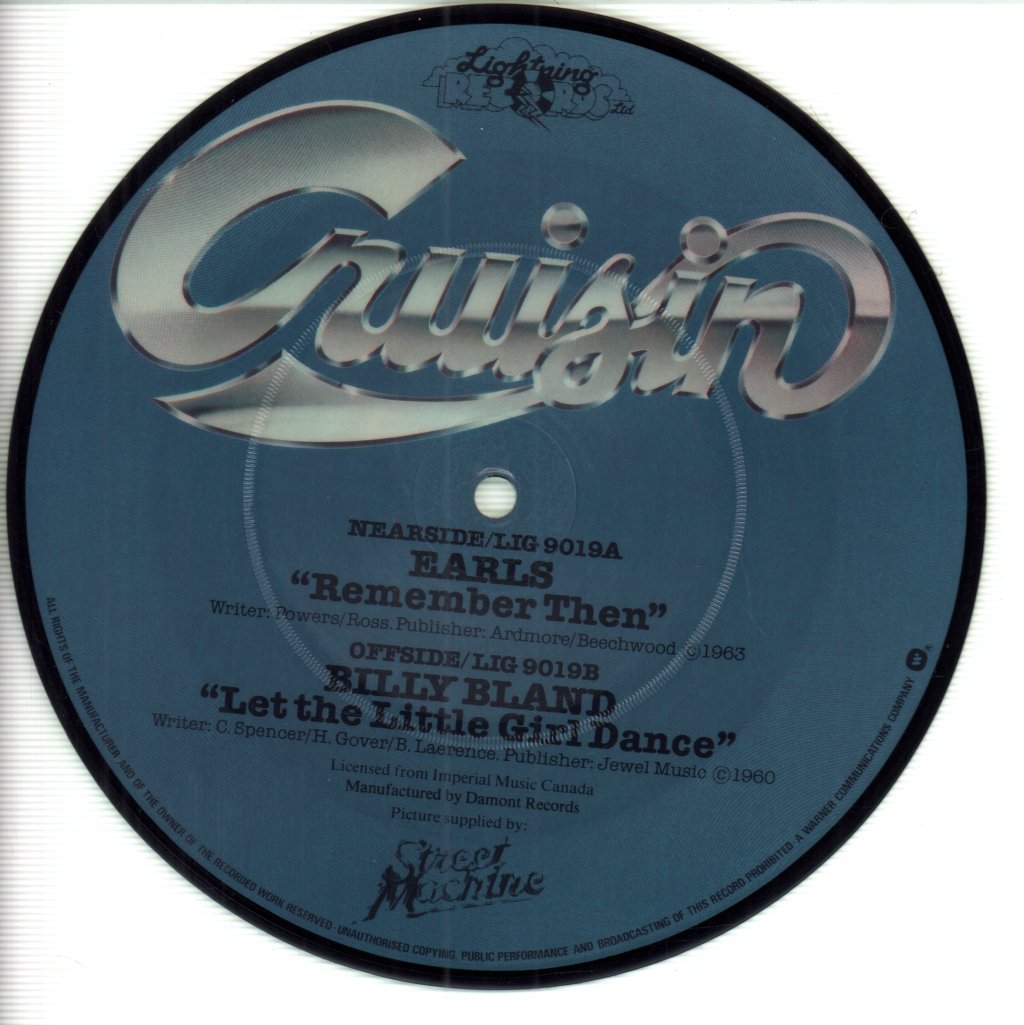 Earls/Billy Bland - Remember Then / Let The Little Girl Dance - 7 Inch