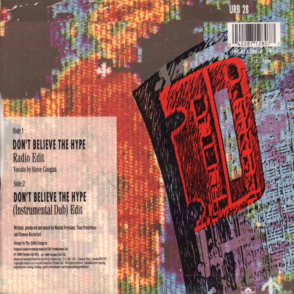 Mista E - Don't Believe The Hype - 7 Inch