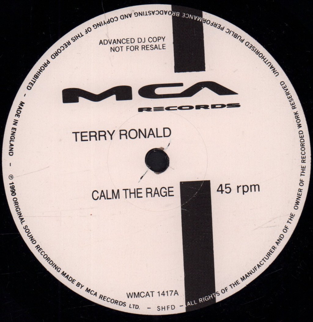 Terry Ronald - Calm The Rage - 12 Inch