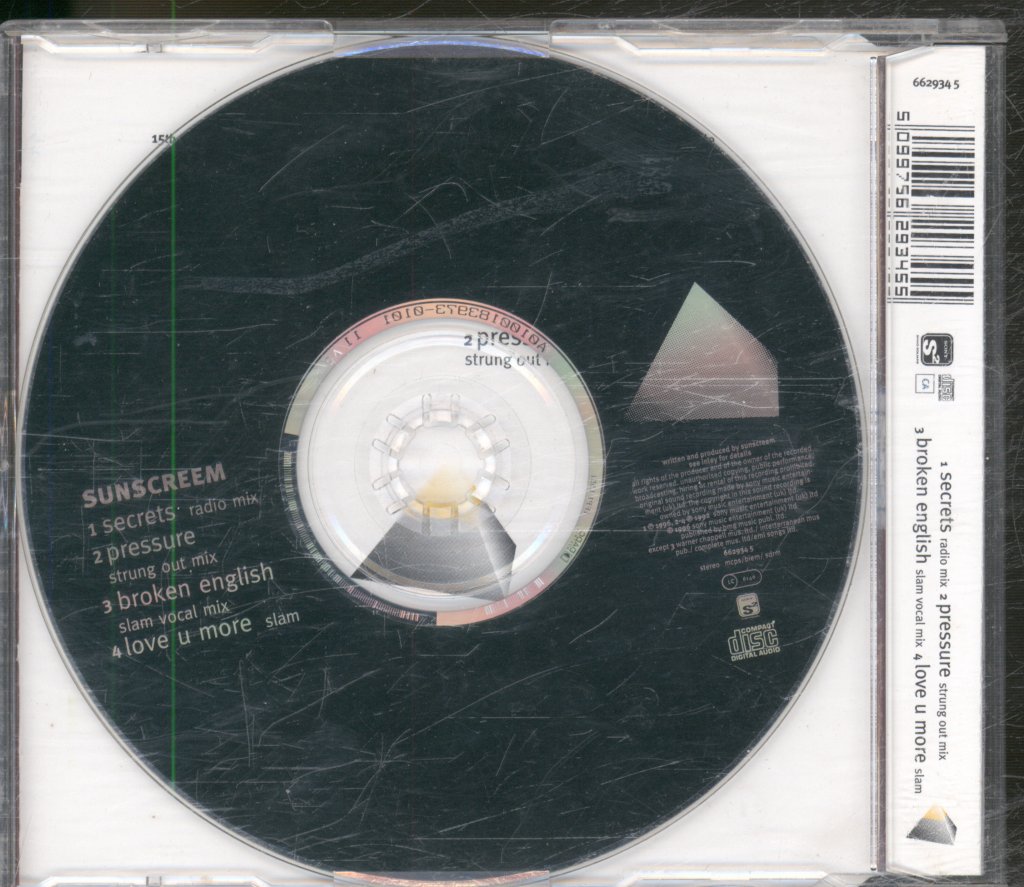 Sunscreem - Secrets (Mixes CD) - Cd