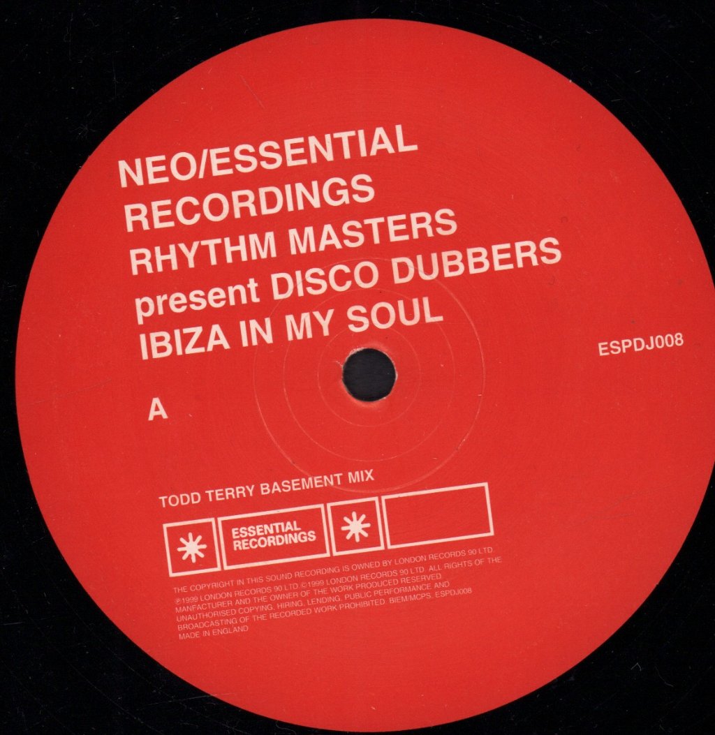 Disco Dubbers - Ibiza In My Soul - 12 Inch