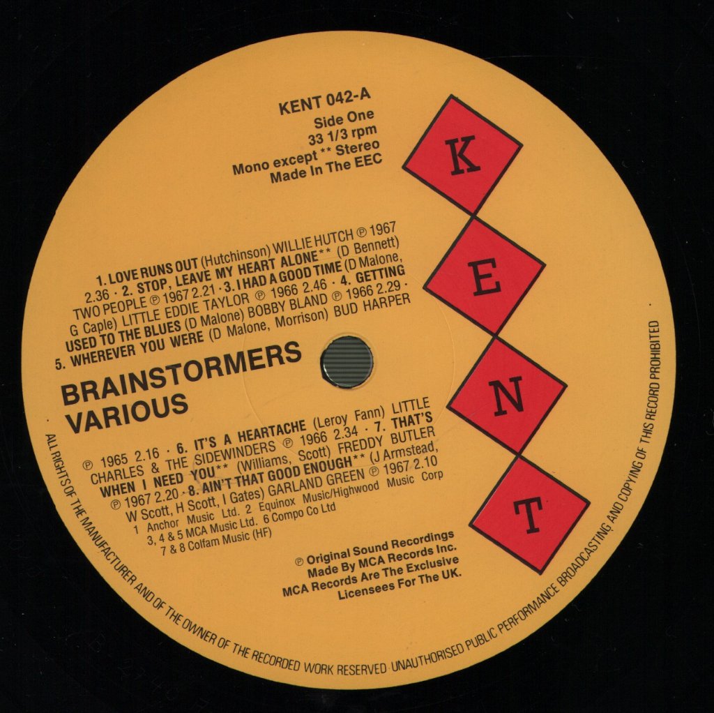 Various Artists - Brainstormers - Lp