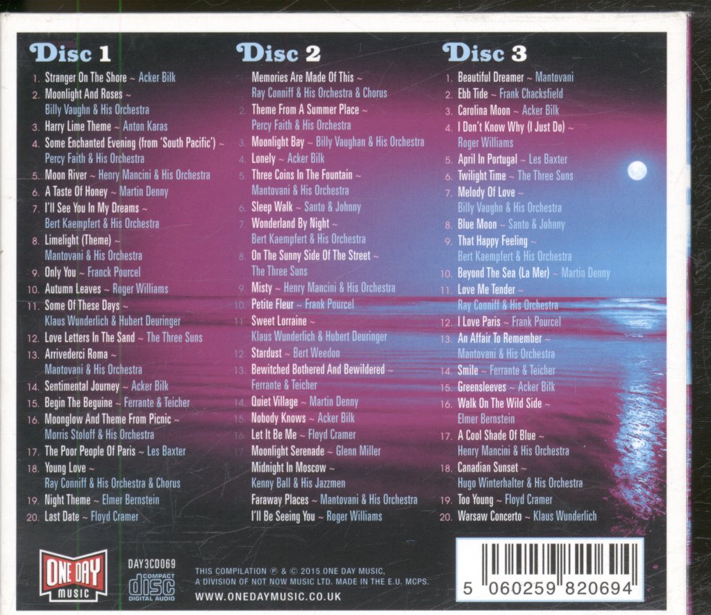 Various Artists - Music By Moonlight - Triple Cd