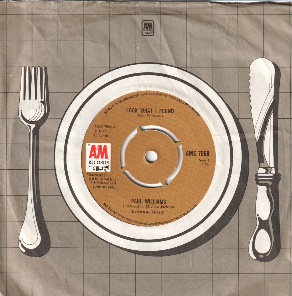 Paul Williams - Look What I Found - 7 Inch