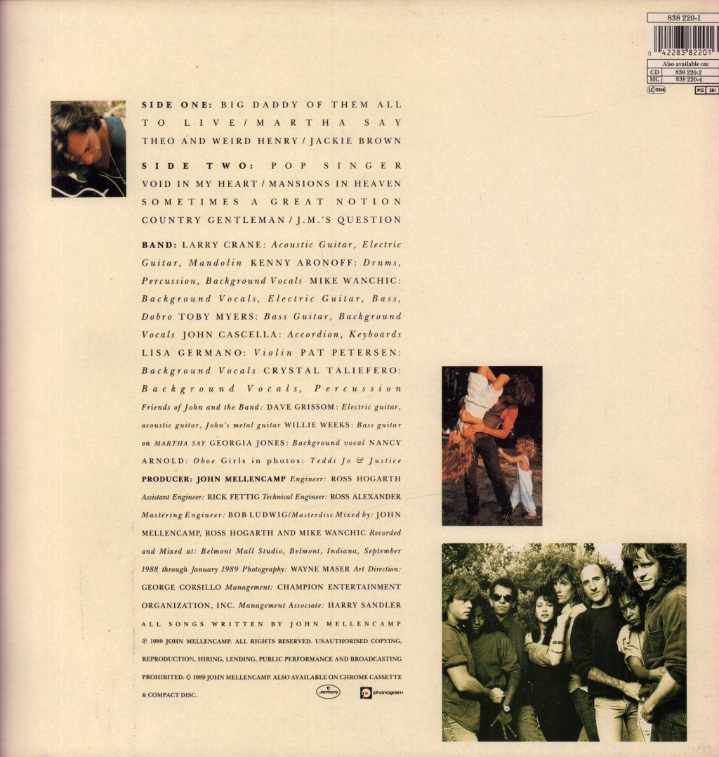 John Cougar Mellencamp - Big Daddy - Lp
