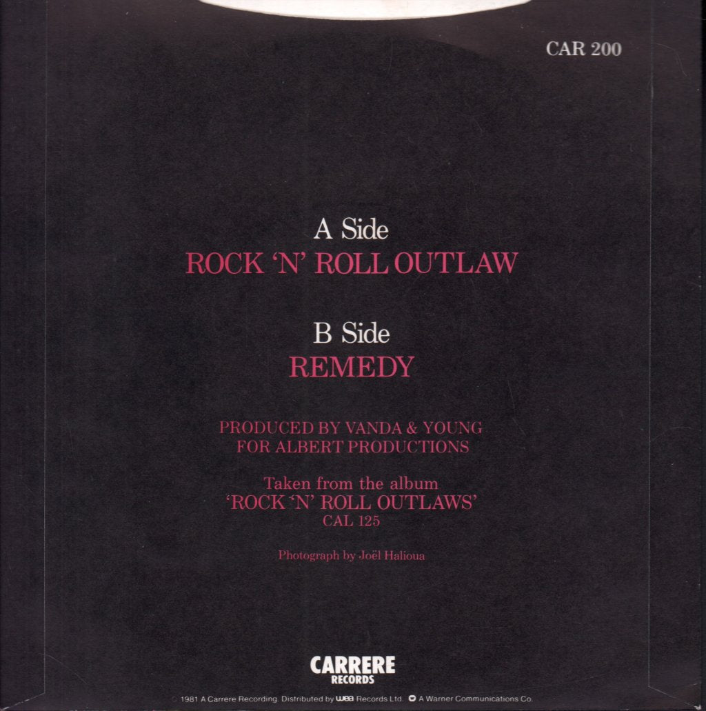 Rose Tattoo - Rock N Roll Outlaw - 7 Inch