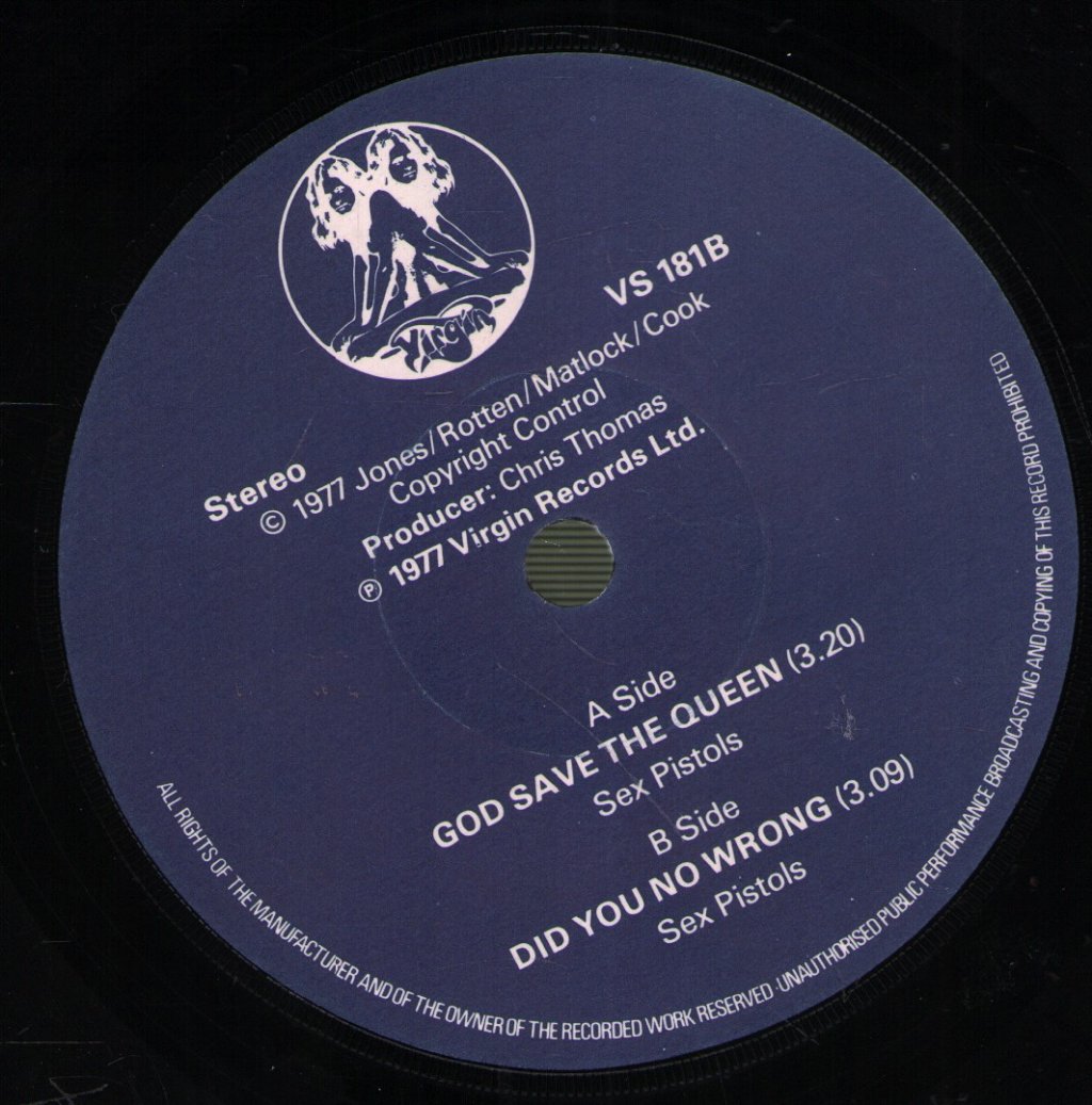 Sex Pistols - God Save The Queen - 7 Inch