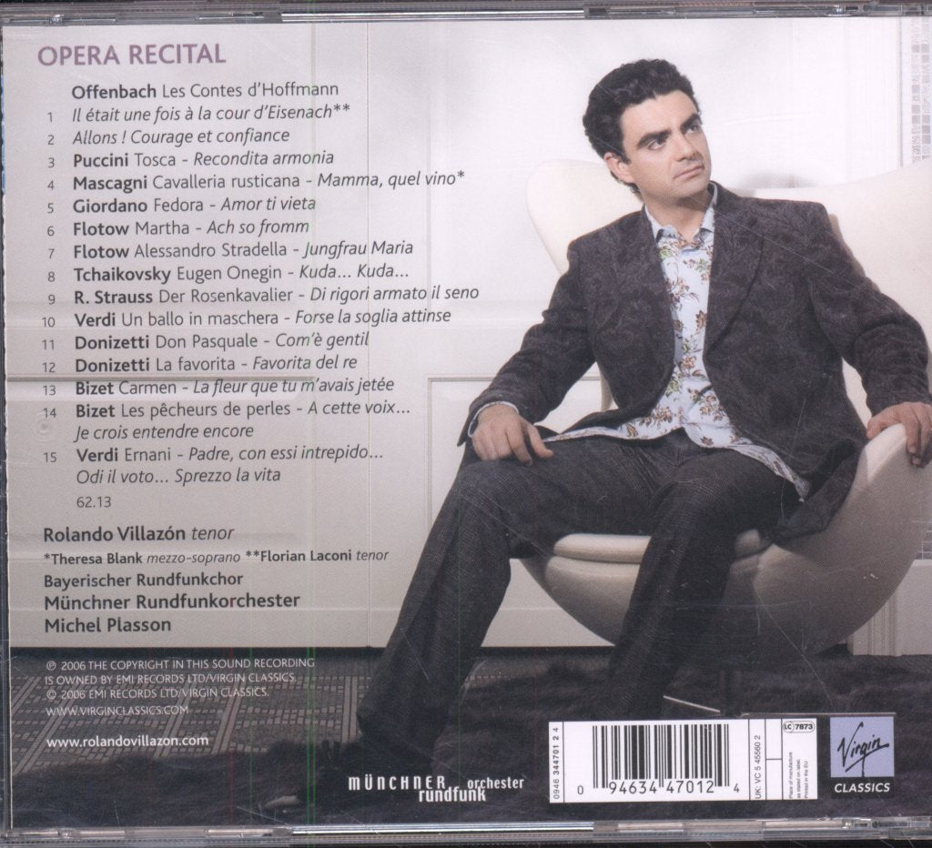 Rolando Villazón, Michel Plasson - Opera Recital - Cd
