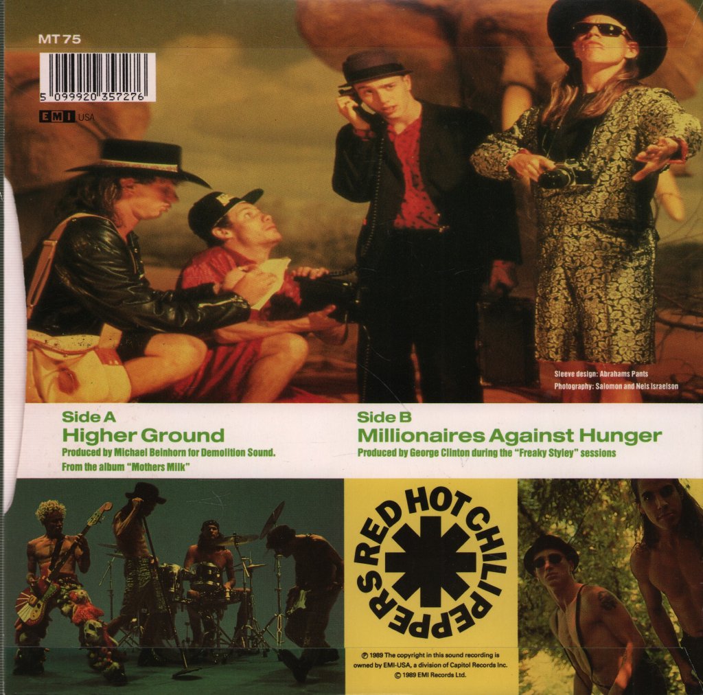 Red Hot Chili Peppers - Higher Ground - 7 Inch
