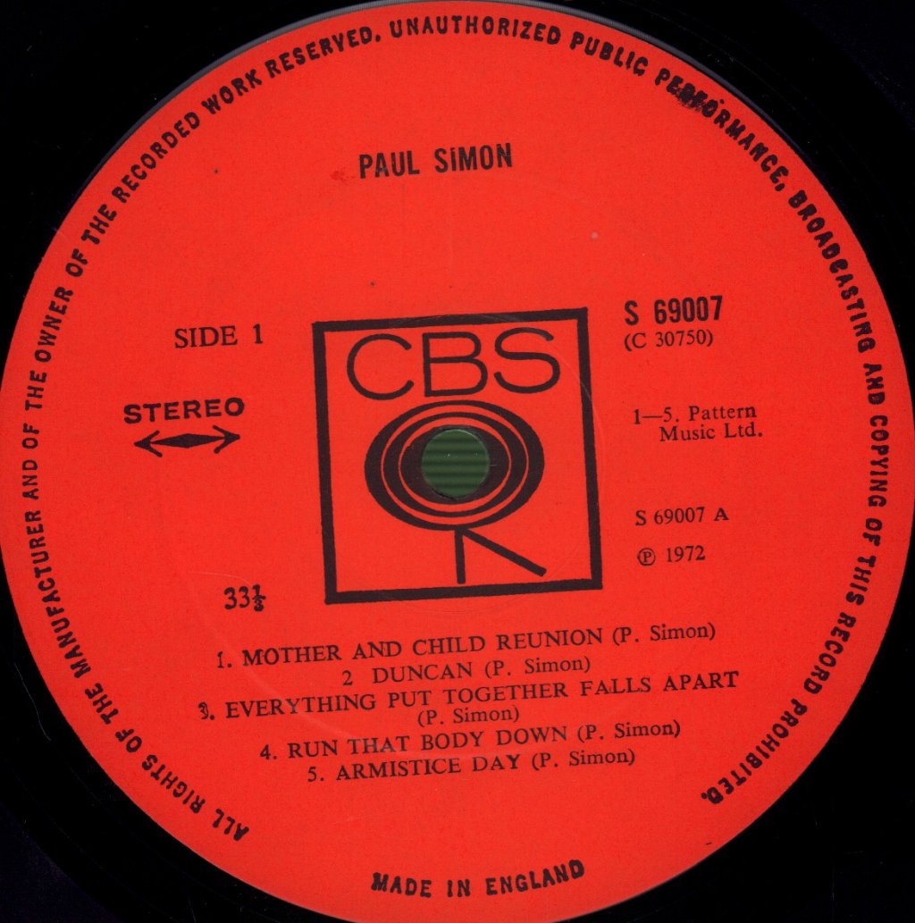 Paul Simon - Paul Simon - Lp