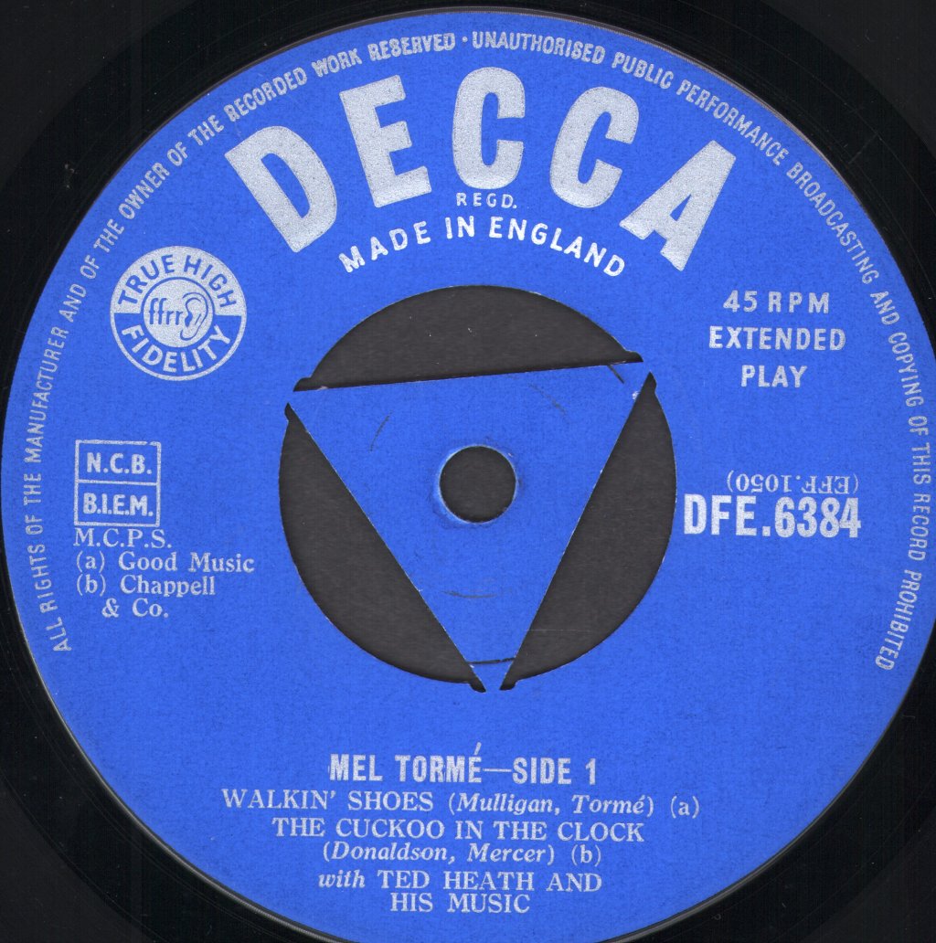 Mel Tormé - Walkin' Shoes - 7 Inch