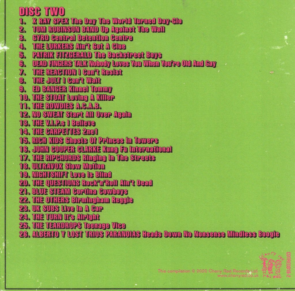 Various Artists - 1978: The Year The UK Turned Day-Glo - Triple Cd