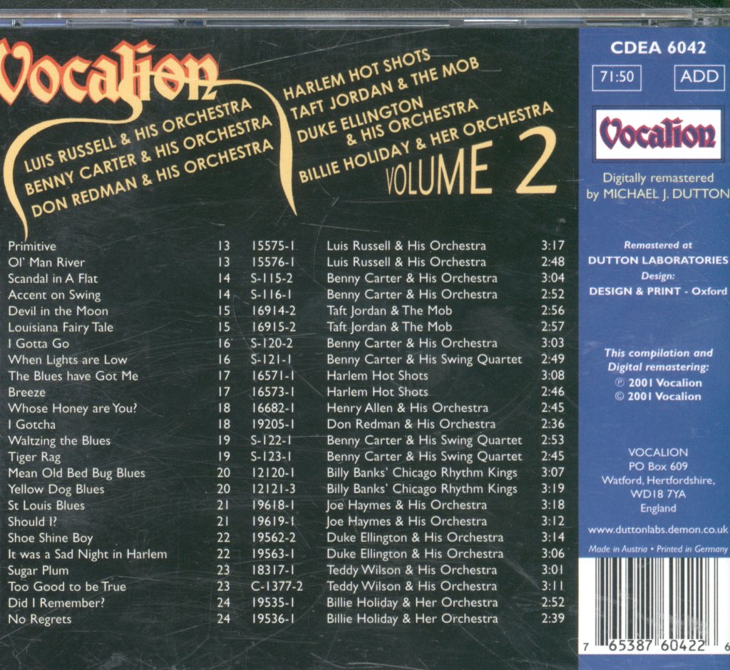 Various Artists - Swing Series Records Volume 2 - Cd