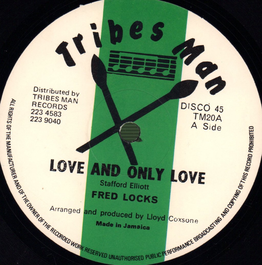 Fred Locks - Love And Only Love / Stricker Ishion - 12 Inch