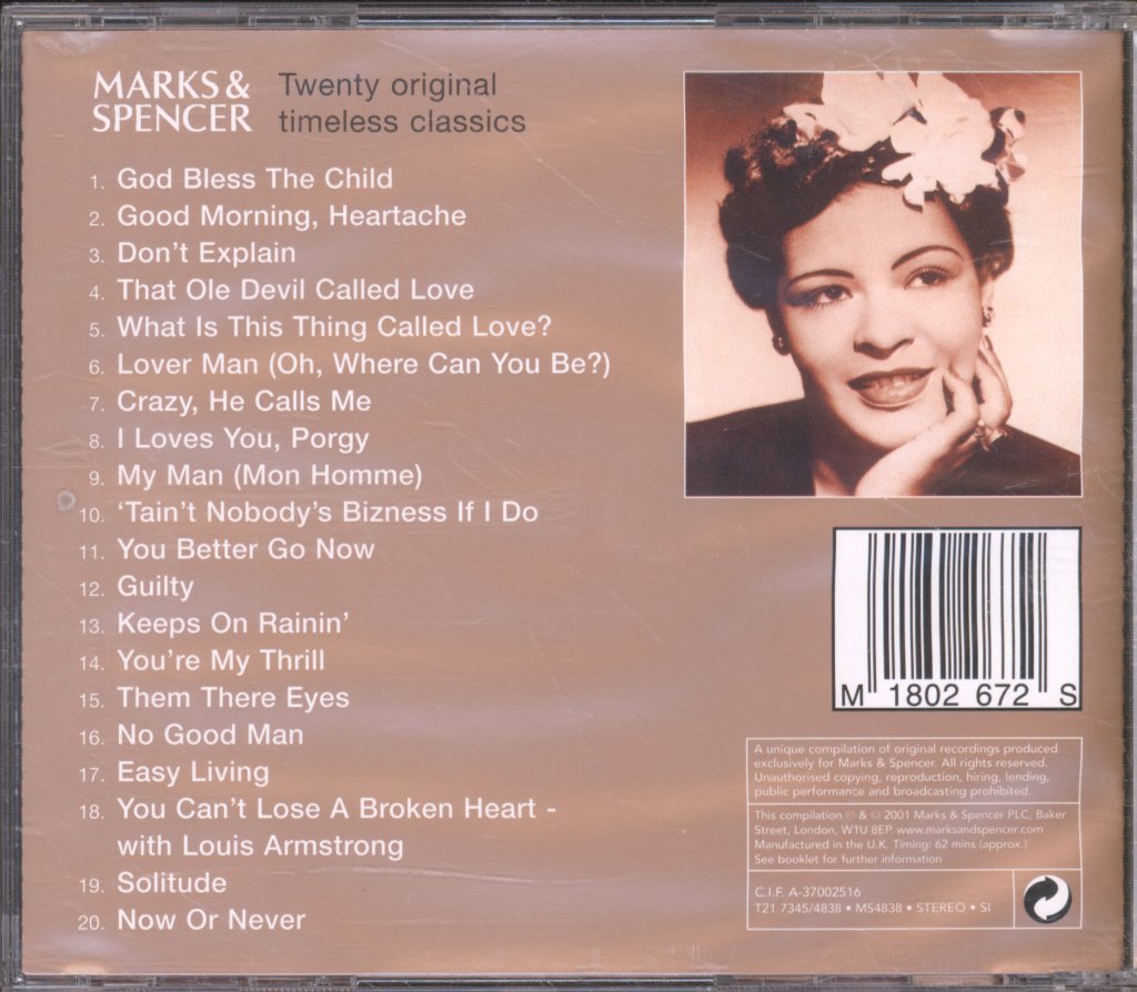 Billie Holiday - Collection - Cd